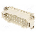 93601-0273; Connector: HDC; contact insert; male; S-E; PIN: 16; 16+PE; size 16B; MOLEX 93601-0273; Connector: HDC; contact insert; male; S-E; PIN: 16; 16+PE; size 16B; MOLEX
