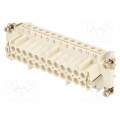93601-0297; Connector: HDC; contact insert; female; S-E; PIN: 24; 24+PE; 16A; MOLEX 93601-0297; Connector: HDC; contact insert; female; S-E; PIN: 24; 24+PE; 16A; MOLEX