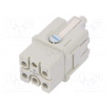 93601-0435; Connector: HDC; contact insert; female; S-QD5/0; PIN: 6; 5+PE; 16A; MOLEX 93601-0435; Connector: HDC; contact insert; female; S-QD5/0; PIN: 6; 5+PE; 16A; MOLEX