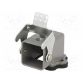 93601-0622; Enclosure: for HDC connectors; size 3A; with latch; angled; metal; MOLEX