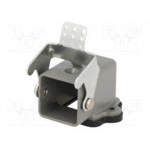 93601-0622; Enclosure: for HDC connectors; size 3A; with latch; angled; metal; MOLEX