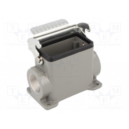 93601-1896; Enclosure: for HDC connectors; size 10B; with latch; high; angled; MOLEX