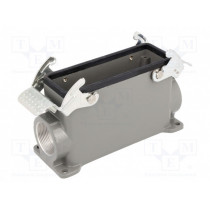 93601-3987; Enclosure: for HDC connectors; size 24B; with double latch; high; MOLEX