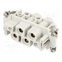 93601-0197; Connector: HDC; contact insert; female; S-K; PIN: 4; 4+PE; size 16B; MOLEX