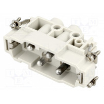 93601-0198; Connector: HDC; contact insert; male; S-K; PIN: 4; 4+PE; size 16B; MOLEX