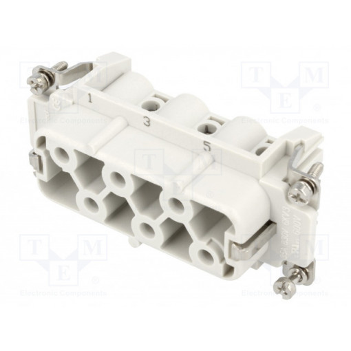93601-0211; Connector: HDC; contact insert; female; S-HSB; PIN: 6; 6+PE; 35A; MOLEX