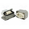 93603-0044; Connector: HDC; male + female; S-E; PIN: 6; 6+PE; size 6B; straight; MOLEX