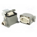 93603-0046; Connector: HDC; male + female; S-E; PIN: 6; 6+PE; size 6B; angled; MOLEX
