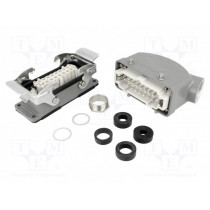 93603-0074; Connector: HDC; male + female; S-E; PIN: 16; 16+PE; size 16B; angled; MOLEX