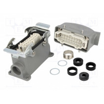 93603-0078; Connector: HDC; male + female; S-E; PIN: 16; 16+PE; size 16B; angled; MOLEX