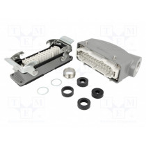 93603-0090; Connector: HDC; male + female; S-E; PIN: 24; 24+PE; size 24B; angled; MOLEX