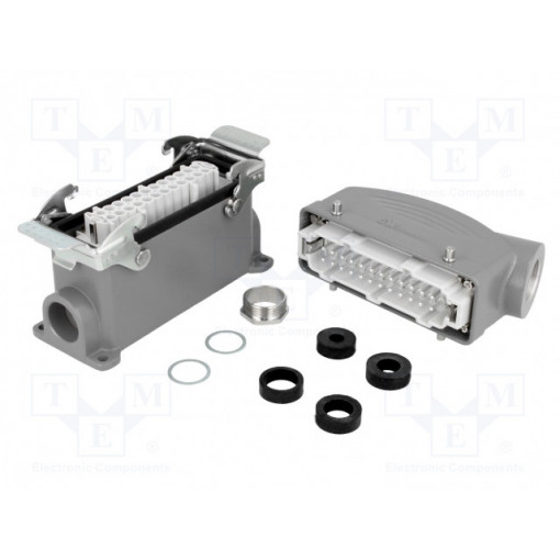 93603-0094; Connector: HDC; male + female; S-E; PIN: 24; 24+PE; size 24B; angled; MOLEX