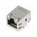 93627-3608; Socket; RJ45; MXMag; PIN: 8; shielded,with LED; gold-plated; THT; MOLEX 93627-3608; Socket; RJ45; MXMag; PIN: 8; shielded,with LED; gold-plated; THT; MOLEX