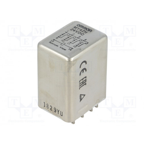 MY4ZH 24VDC; Relay: electromagnetic; 4PDT; Ucoil: 24VDC; 3A/110VAC; 3A/24VDC; 3A; OMRON