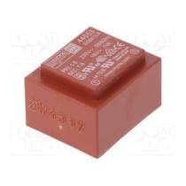 44053; Transformer: encapsulated; 1VA; 230VAC; 18V; 56mA; Mounting: PCB; MYRRA 44053; Transformer: encapsulated; 1VA; 230VAC; 18V; 56mA; Mounting: PCB; MYRRA