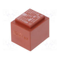 44166; Transformer: encapsulated; 2.3VA; 230VAC; 15V; 15V; 77mA; 77mA; MYRRA