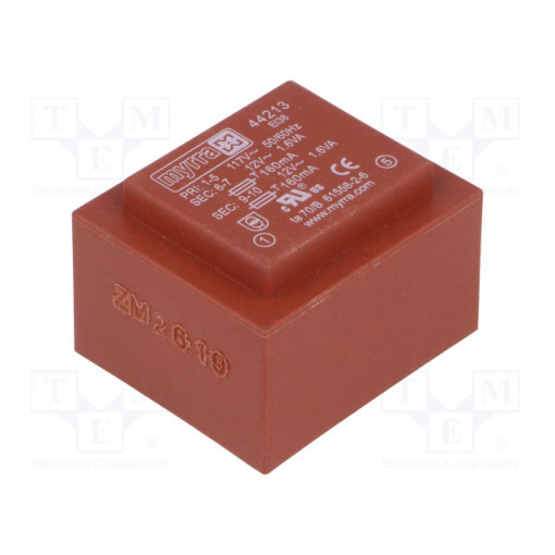 44213; Transformer: encapsulated; 3.2VA; 117VAC; 12V; 12V; 133mA; 133mA; MYRRA