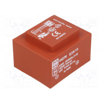 44270; Transformer: encapsulated; 10VA; 230VAC; 24V; 417mA; Mounting: PCB; MYRRA