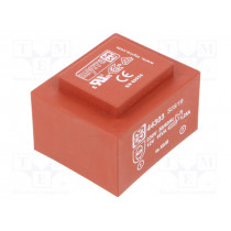 44303; Transformer: encapsulated; 16VA; 230VAC; 12V; 1333mA; Mounting: PCB; MYRRA
