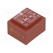 44831; Transformer: encapsulated; 1.8VA; 230VAC; 9V; 200mA; Mounting: PCB; MYRRA