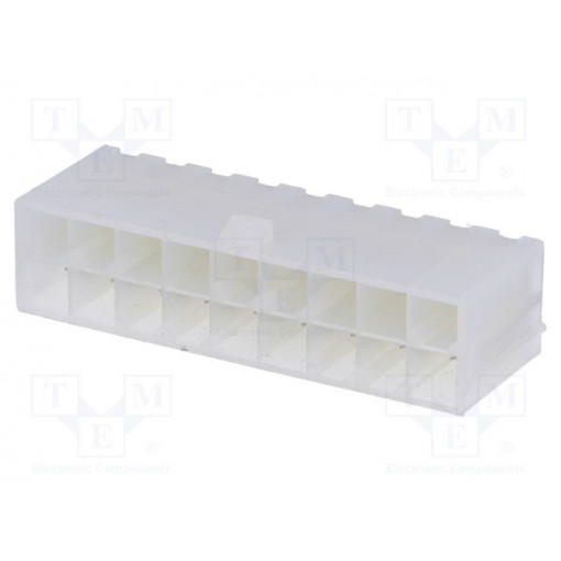 N42GP-18; Socket; wire-board; male; N42G; 4.2mm; PIN: 18; THT; 600V; 9A; tinned; NINIGI N42GP-18; Socket; wire-board; male; N42G; 4.2mm; PIN: 18; THT; 600V; 9A; tinned; NINIGI