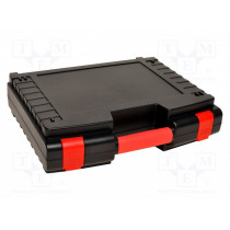 NB-45-28; Container: transportation case; 390x314x102mm; black/red; ABS; NEWBRAND