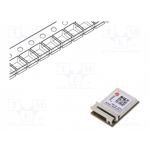 NINA-B312-00B; Module: Bluetooth Low Energy; GPIO,UART; SMD; Dim: 10x15x3.8mm; u-blox