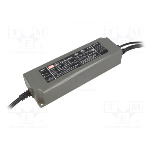NPF-120D-54BE; Power supply: switched-mode; LED; 124.2W; 32.4÷54VDC; 2.3A; IP67; MEAN WELL
