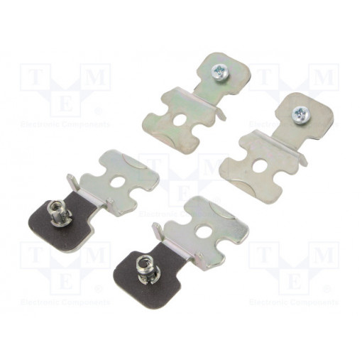 NSYAEFPFSC; Set of clips; steel; Plating: zinc; Pcs: 4; SCHNEIDER ELECTRIC