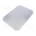 NSYMM43; Mounting plate; galvanised steel; NSYCRN43200,NSYS3D3415; 1.8mm; SCHNEIDER ELECTRIC
