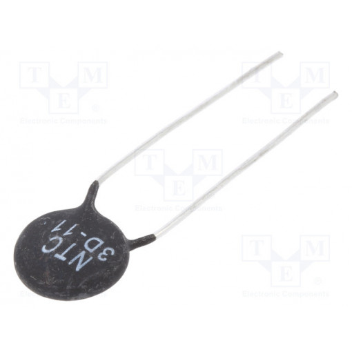 NTCS-12-3R-5; NTC thermistor; THT; 3Ω; 12.5mm; -55÷200°C; SR PASSIVES