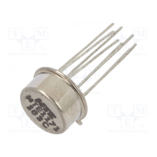 NTE1171; Operational amplifier; Channels: 1; TO5; ±18VDC; Package: bulk; 9dB; NTE Electronics NTE1171; Operational amplifier; Channels: 1; TO5; ±18VDC; Package: bulk; 9dB; NTE Electronics