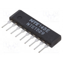 NTE1529; Operational amplifier; Channels: 2; SIP9; ±18VDC; NTE Electronics NTE1529; Operational amplifier; Channels: 2; SIP9; ±18VDC; NTE Electronics