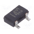 NTE2415; Transistor: PNP; bipolar; BRT; 50V; 0.1A; 0.2W; SOT23; R1: 10kΩ; NTE Electronics