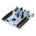 NUCLEO-F401RE; Dev.kit: STM32; STM32F401RET6; Add-on connectors: 2; base board; STMicroelectronics