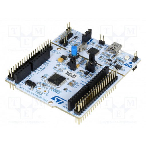 NUCLEO-F401RE; Dev.kit: STM32; STM32F401RET6; Add-on connectors: 2; base board; STMicroelectronics