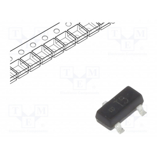 NUP2105L; Diode: transil; 350W; 26.2V; 8A; bidirectional; SOT23; DIOTEC SEMICONDUCTOR