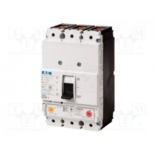 NZMN1-A125; Power breaker; Poles: 3; screw type; Inom: 125A; NZM; IP20; -25÷70°C; EATON ELECTRIC