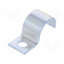 1015 17 G; Screw mounted clamp; ØBundle : 17mm; Ømount.hole: 6mm; W: 14mm; OBO BETTERMANN 1015 17 G; Screw mounted clamp; ØBundle : 17mm; Ømount.hole: 6mm; W: 14mm; OBO BETTERMANN