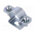 733 19 G; T-bolt clamp; W: 45mm; Clamping: 17÷19mm; steel; Plating: zinc; OBO BETTERMANN