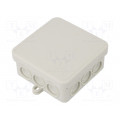 A 11; Enclosure: junction box; X: 85mm; Y: 85mm; Z: 40mm; polyetylene; IP55; OBO BETTERMANN A 11; Enclosure: junction box; X: 85mm; Y: 85mm; Z: 40mm; polyetylene; IP55; OBO BETTERMANN
