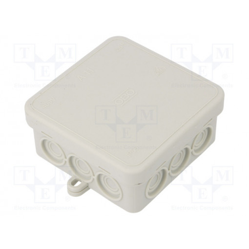 A 11; Enclosure: junction box; X: 85mm; Y: 85mm; Z: 40mm; polyetylene; IP55; OBO BETTERMANN