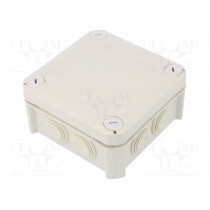 T 60; Enclosure: junction box; X: 114mm; Y: 114mm; Z: 57mm; polypropylene; OBO BETTERMANN