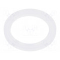 107 F M12 PE; Gasket; polyetylene; Thk: 1mm; Øint: 12mm; Øout: 16.3mm; M12; OBO BETTERMANN