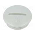 108 PG11; Stopper; PG11; Mat: polystyrene; light grey; OBO BETTERMANN
