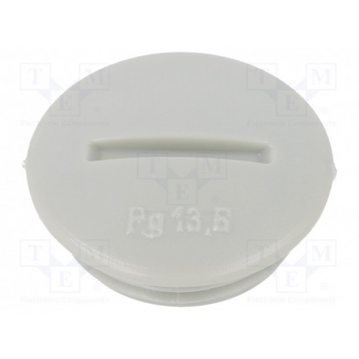 108 PG13.5; Stopper; PG13,5; Mat: polystyrene; light grey; OBO BETTERMANN