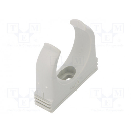 2955 M40; Bracket; ØBraid : 39.2mm; polypropylene; Colour: light grey; OBO BETTERMANN