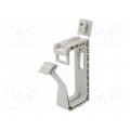 2031 40; Holder; W: 28.6mm; polypropylene; light grey; Ømount.hole: 6mm; OBO BETTERMANN 2031 40; Holder; W: 28.6mm; polypropylene; light grey; Ømount.hole: 6mm; OBO BETTERMANN