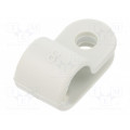 255 8 LGR; Fixing clamp; Cable P-clips; ØBundle : 8mm; W: 10mm; polyamide; OBO BETTERMANN