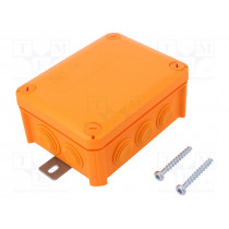 T 100 ED 10-5 A; Enclosure: junction box; X: 116mm; Y: 150mm; Z: 67mm; polypropylene; OBO BETTERMANN